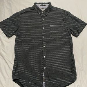Mens Short Sleeve Button Down Shirt